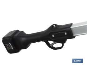 CONJUNTO TIJERAS DE PODAR A BATERÍA + PÉRTIGA EXTENSIBLE 190 CM