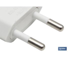 CLAVIJA BIPOLAR BLANCO (10A-250V)