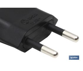 CLAVIJA BIPOLAR NEGRO (10A-250V)