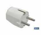 Clavija Bipolar Schuko | 16 A - 250 V | Color Blanco