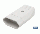 BASE ENCHUFE BIPOLAR AEREA BLANCA (10A-250V)