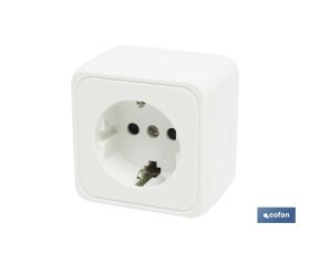 BASE CUADRADA SUPERFICIE +T.T.(16A-250V)