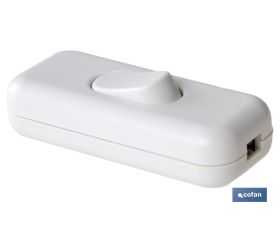 Interruptor aéreo de paso | Incluye tecla basculante | Color Blanco I 4 A 250 V