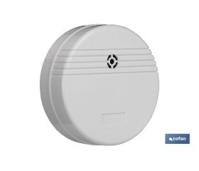 Detector de inundación con alarma de sonido | Tamaño Ø80 mm | Incluye pilas