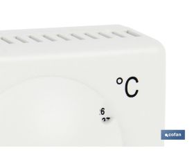 TERMOSTATO ANALOGICO CALEFACCIÓN (5°C-35°C)