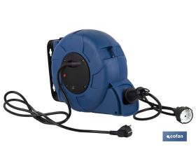 ENROLLACABLES AUTOMÁTICO SOPORTE PARED T/T-16M (14+2)