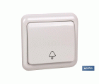 Pulsador de empotrar | Modelo Pacific | 10 A - 250 V | Color blanco