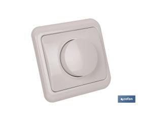 Regulador de luz de empotrar | Modelo Pacific | 16 A - 250 V - 500 W | Color blanco