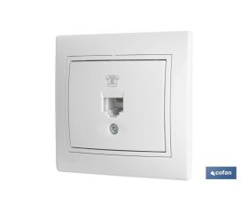 BASE TELEFONO EMPOTRAR BLANCA MODELO PACIFIC