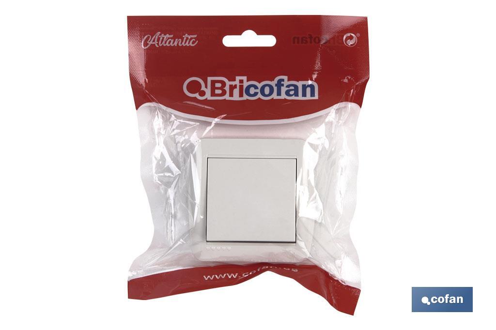 CONMUTADOR-INTERRUPTOR SUPERFICIE MODELO ATLANTIS 10A BLANCO