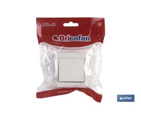 CONMUTADOR-INTERRUPTOR SUPERFICIE MODELO ATLANTIS 10A BLANCO