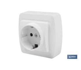 BASE BIPOLAR SUPERFICIE MODELO ATLANTIS 16A. BLANCO