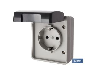 BASE ENCHUFE ESTANCO IP44