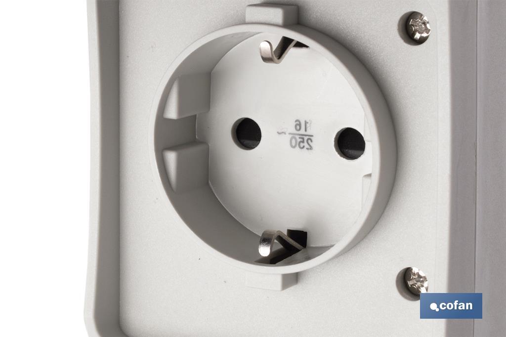 BASE ENCHUFE ESTANCO IP44