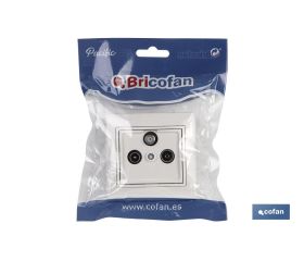 TOMA FINAL TV-SATÉLITE-RADIO MODELO PACIFIC 83X81 BLANCO