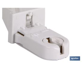 PORTALAMPARAS DE FLUORESCENCIA 2A250V CON PORTACEBADOR