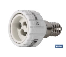 PORTALAMPARAS ADAPTADOR E27 - GU10