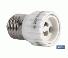 PORTALAMPARAS ADAPTADOR E27 - GU10