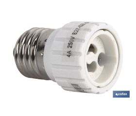 PORTALAMPARAS ADAPTADOR E27 - GU10
