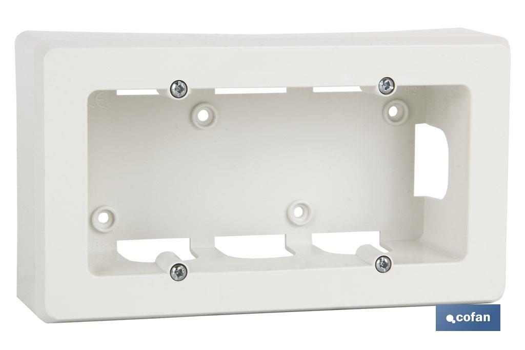 ZÓCALO SUPERFICIE 94X96X43 PARA 1 ELEMENTO. BLANCO