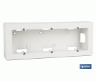 ZÓCALO SUPERFICIE 94X96X43 PARA 1 ELEMENTO. BLANCO