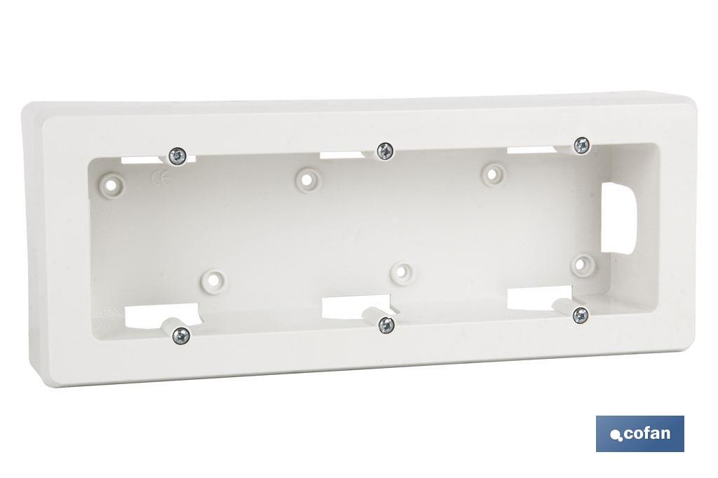 ZÓCALO SUPERFICIE 94X96X43 PARA 1 ELEMENTO. BLANCO