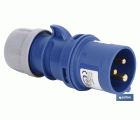 Clavija industrial móvil | Grado de protección IP 44 | Embornamiento con tornillos