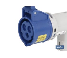 ADAPTADOR INDUSTRIAL 16A 230V IP44 CLAVIJA SCHUKO