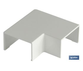 Ángulo plano para minicanal eléctrico | Varias medidas | Grado IP 40