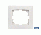 Marco decorativo de mecanismos eléctricos de empotrar | Para 1 elemento |Disponible en blanco y negro