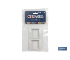 MARCO 2 ELEMENTOS HORIZONTAL BLANCO