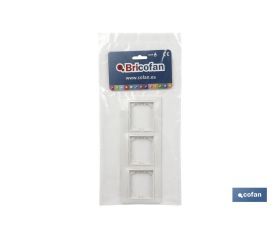 MARCO 3 ELEMENTOS HORIZONTAL NEGRO