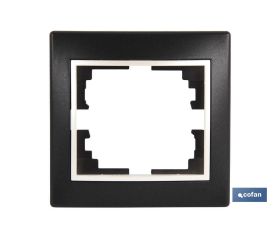 MARCO 1 ELEMENTO NEGRO MODELO PACIFIC