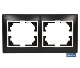 MARCO 2 ELEMENTOS HORIZONTAL BLANCO