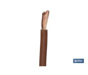 ROLLO CABLE H07V-K 1X1,5MM2 MARRÓN (100M)