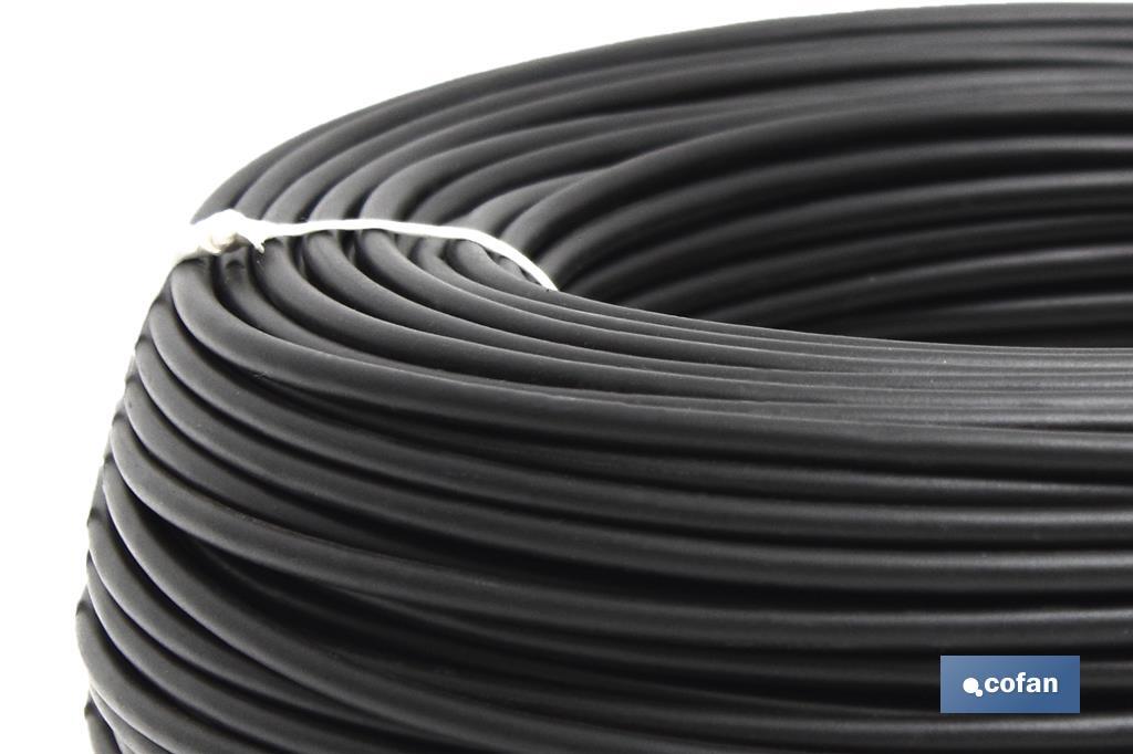 ROLLO CABLE H07V-K 1X1,5MM2 NEGRO (100M)