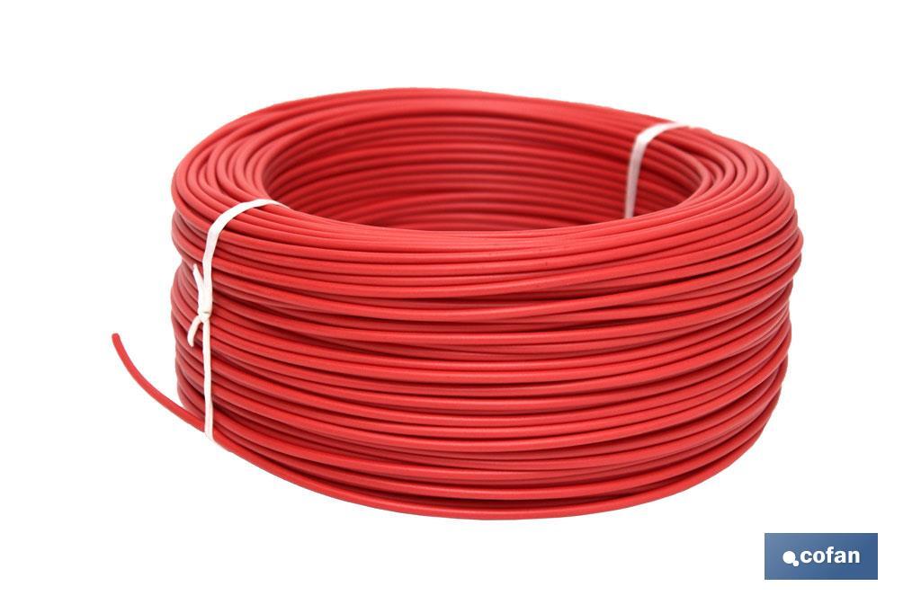 ROLLO CABLE H07V-K 1X1,5MM2 ROJO (100M)