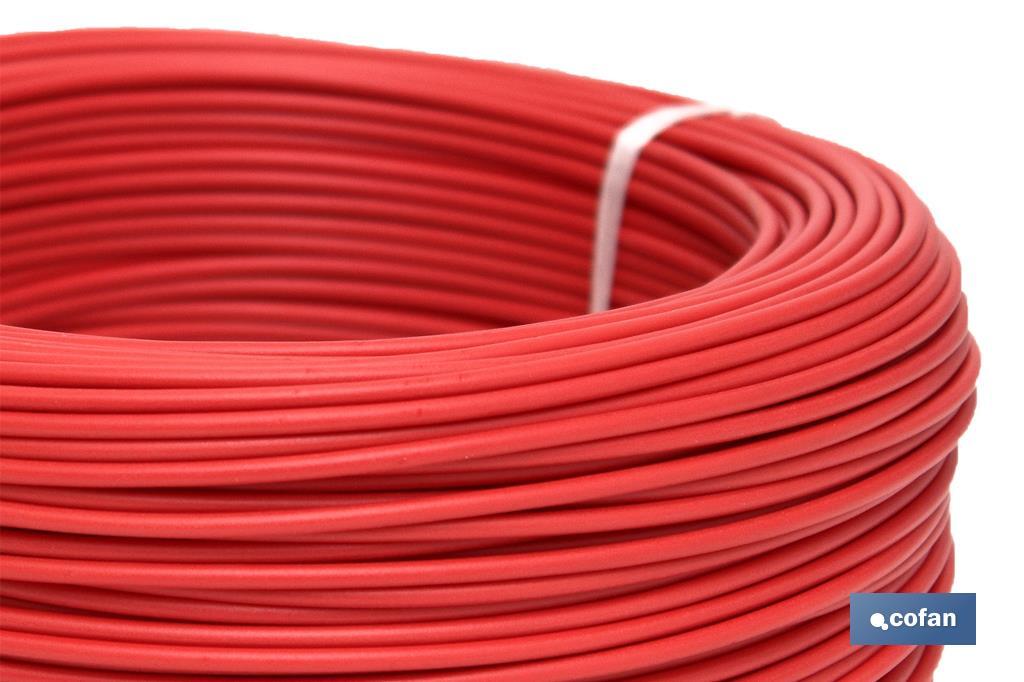ROLLO CABLE H07V-K 1X1,5MM2 ROJO (100M)