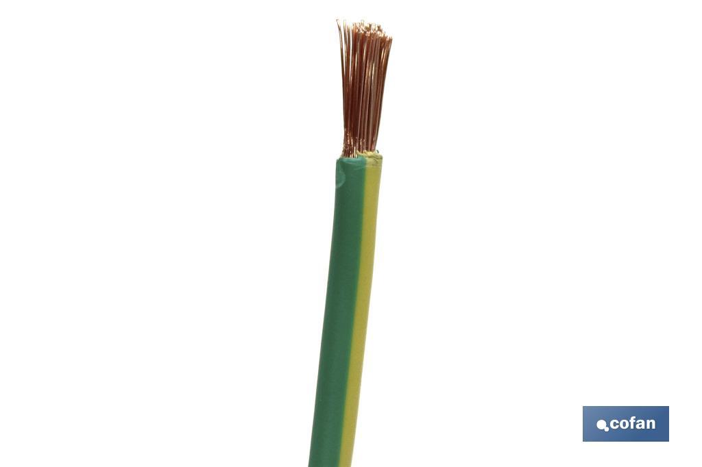 ROLLO CABLE H07V-K 1X1,5MM2 AMAR/VERDE (100M)