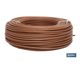 ROLLO CABLE H07V-K 1X2,5MM2 MARRÓN (100M)