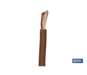 ROLLO CABLE H07V-K 1X2,5MM2 MARRÓN (100M)