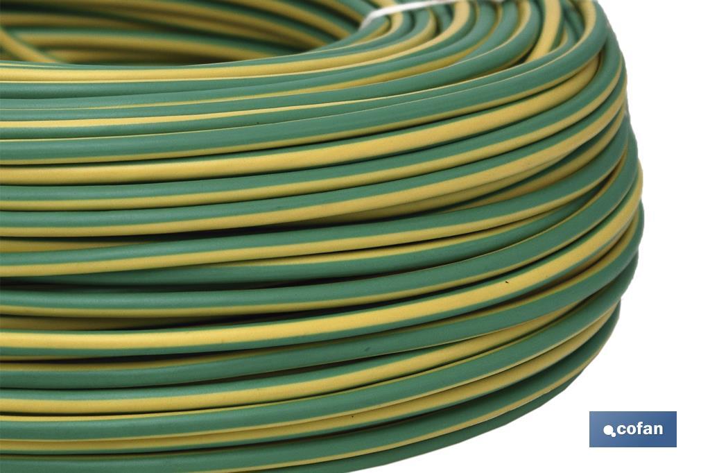 ROLLO CABLE H07V-K 1X2,5MM2 AMAR/VER (100M)