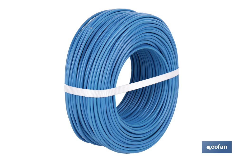ROLLO CABLE H07V-K 1X4MM2 AZUL (100 M)
