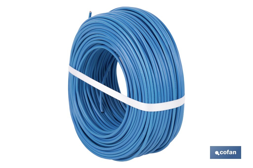ROLLO CABLE H07V-K 1X4MM2 AZUL (100 M)