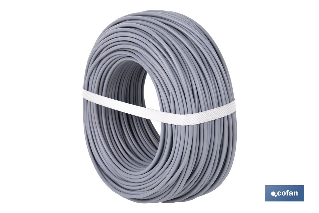 ROLLO CABLE H07V-K 1X4MM2 GRIS (100 M)