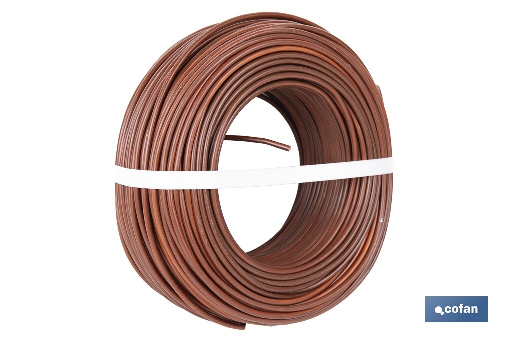 ROLLO CABLE H07V-K 1X4MM2 MARRÓN (100 M)