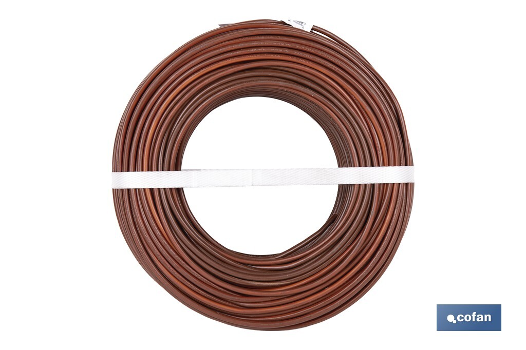 ROLLO CABLE H07V-K 1X4MM2 MARRÓN (100 M)