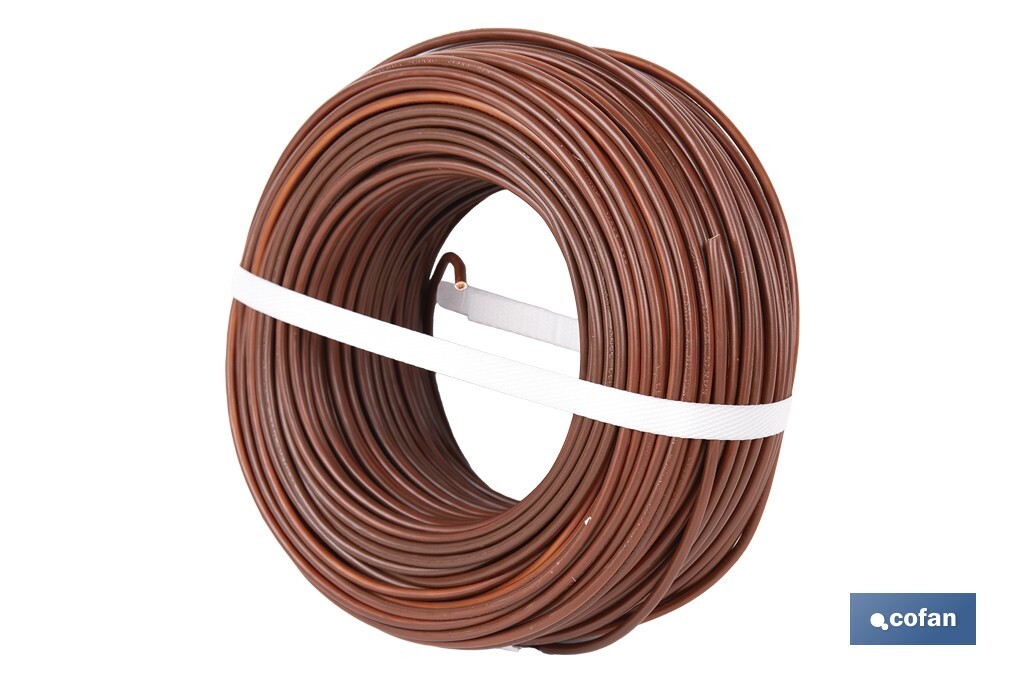 ROLLO CABLE H07V-K 1X4MM2 MARRÓN (100 M)