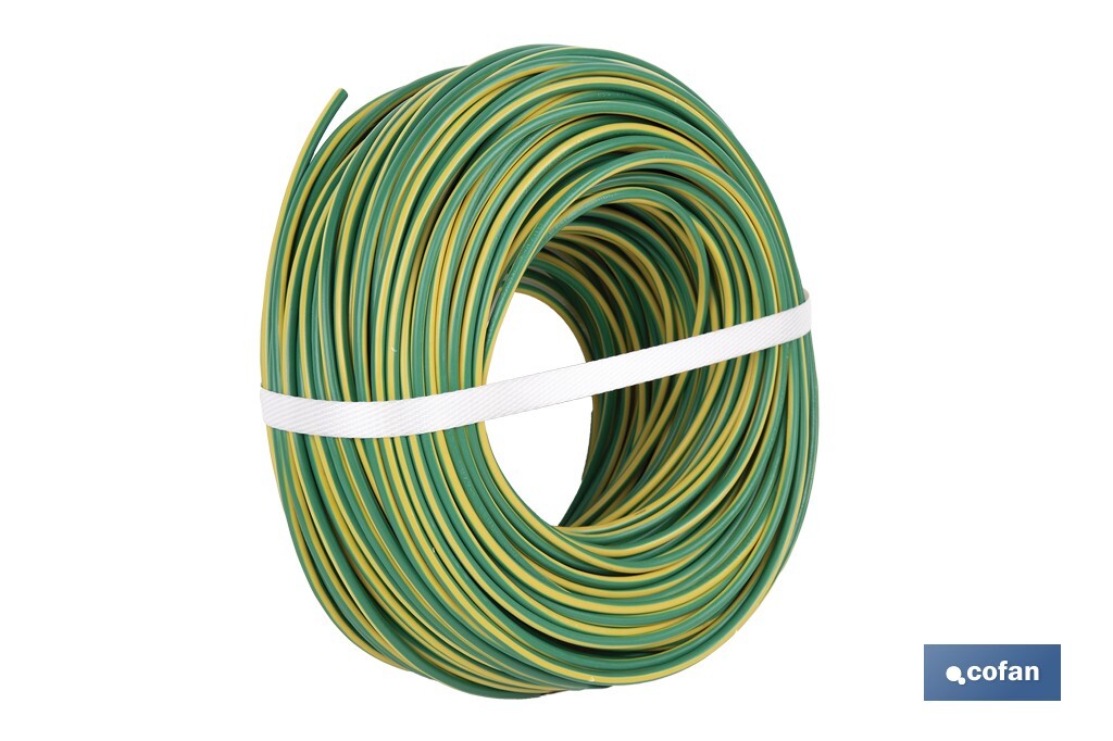 ROLLO CABLE H07V-K 1X4MM2 AMAR/VERDE (100 M)