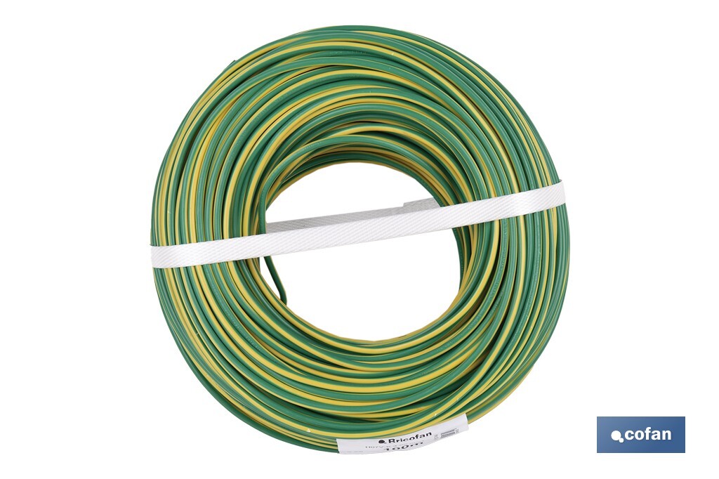 ROLLO CABLE H07V-K 1X4MM2 AMAR/VERDE (100 M)